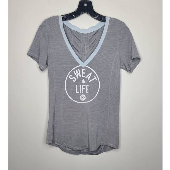 Lululemon sweat life shirt -  no size tag - Picture 1 of 3
